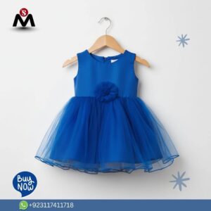 Adorable Blue frocks for baby girls