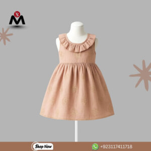 Charming Nude Tone Frock
