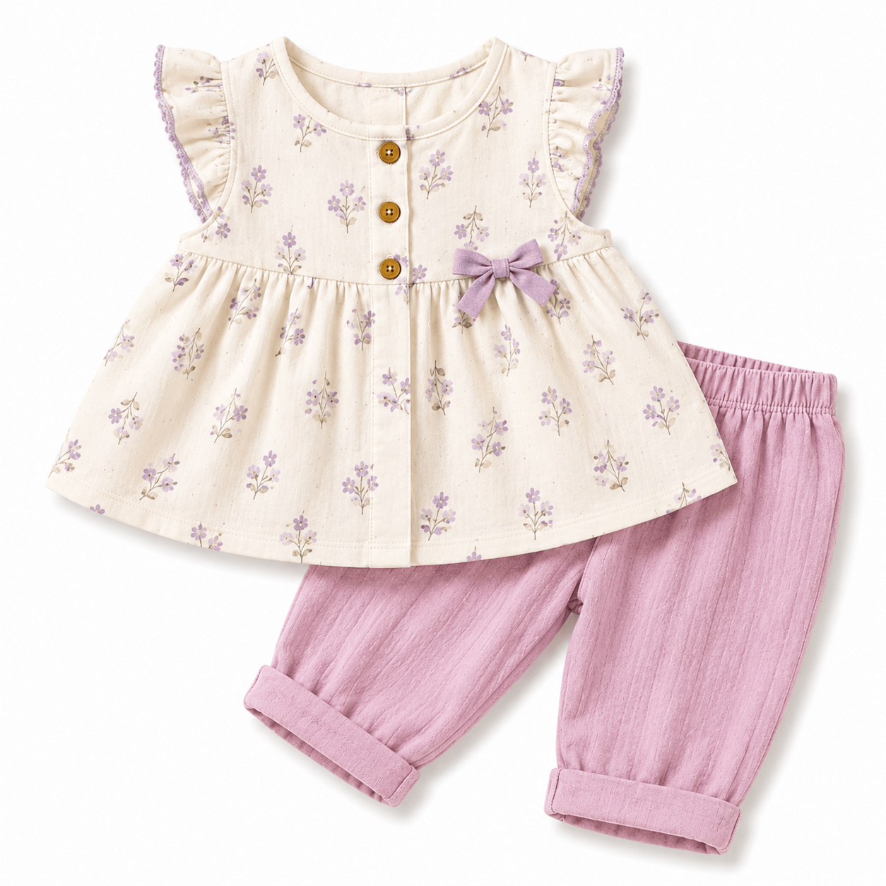 Baby Outfit on White Backdrop - MGOIS