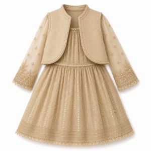 Champagne Lace Children’s Dress