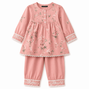 Cozy Floral Outfit Set