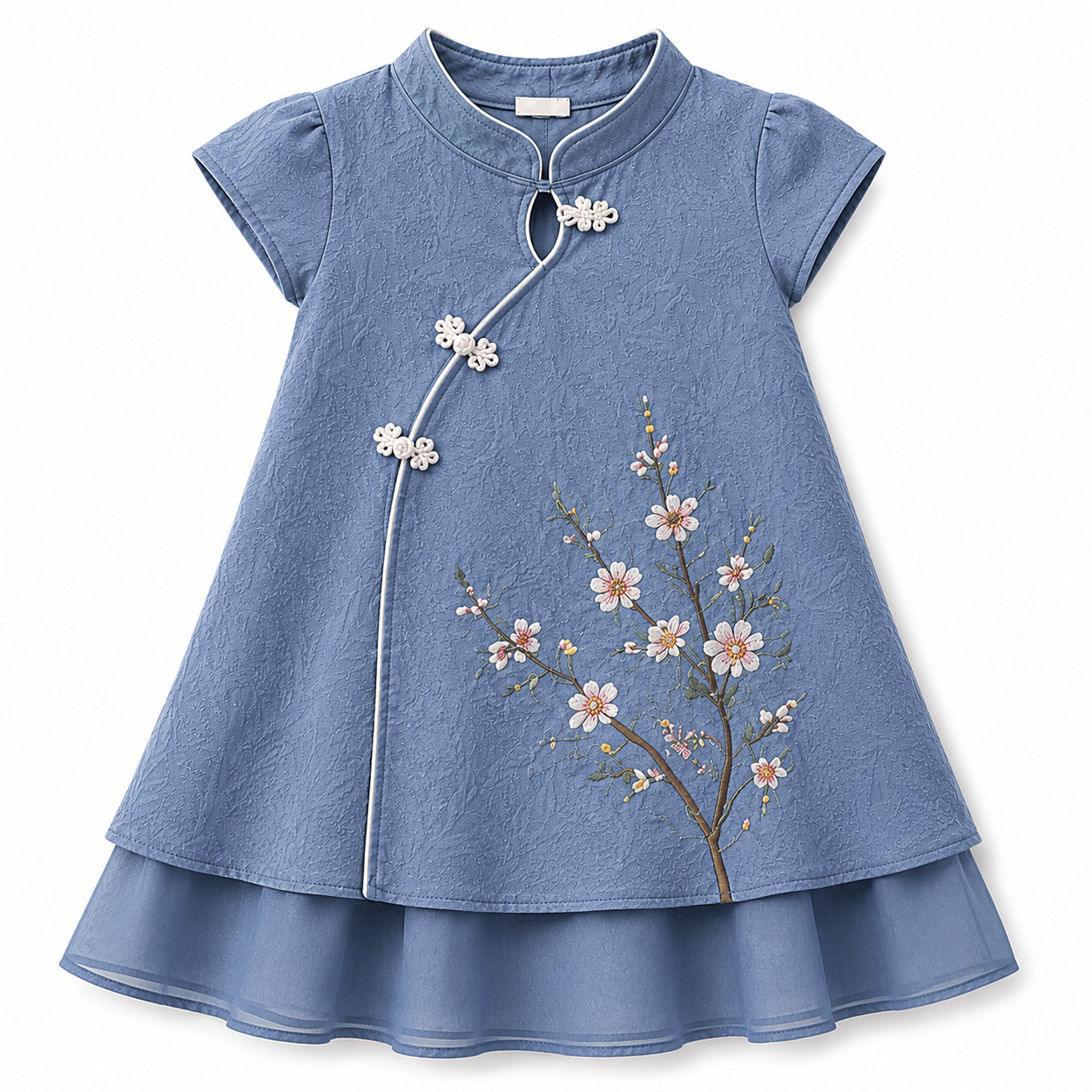 Dusty blue children's dress