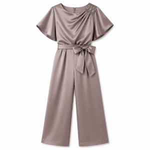 Elegant satin jumpsuit