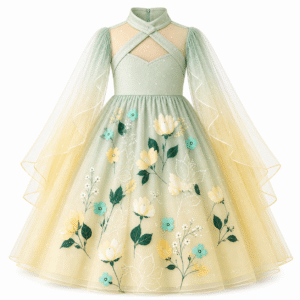 Floral Fairy Ball Gown