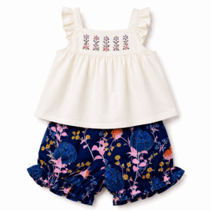 Floral Embroidered Toddler Dress - Buy Baby Clothes - MGOIS