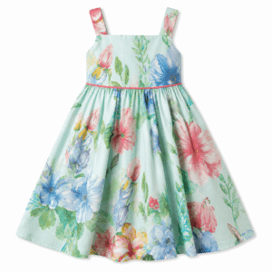 Pastel floral Apron Dress