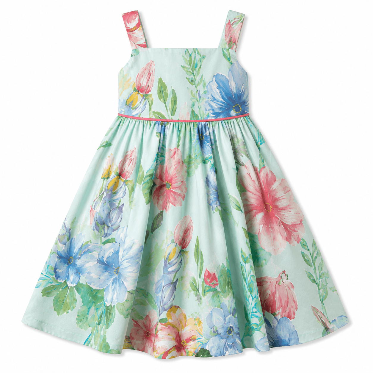 Pastel floral Apron Dress