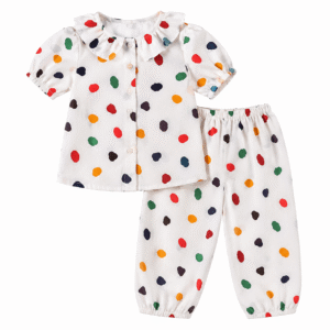 Playful polka dot children's outfit