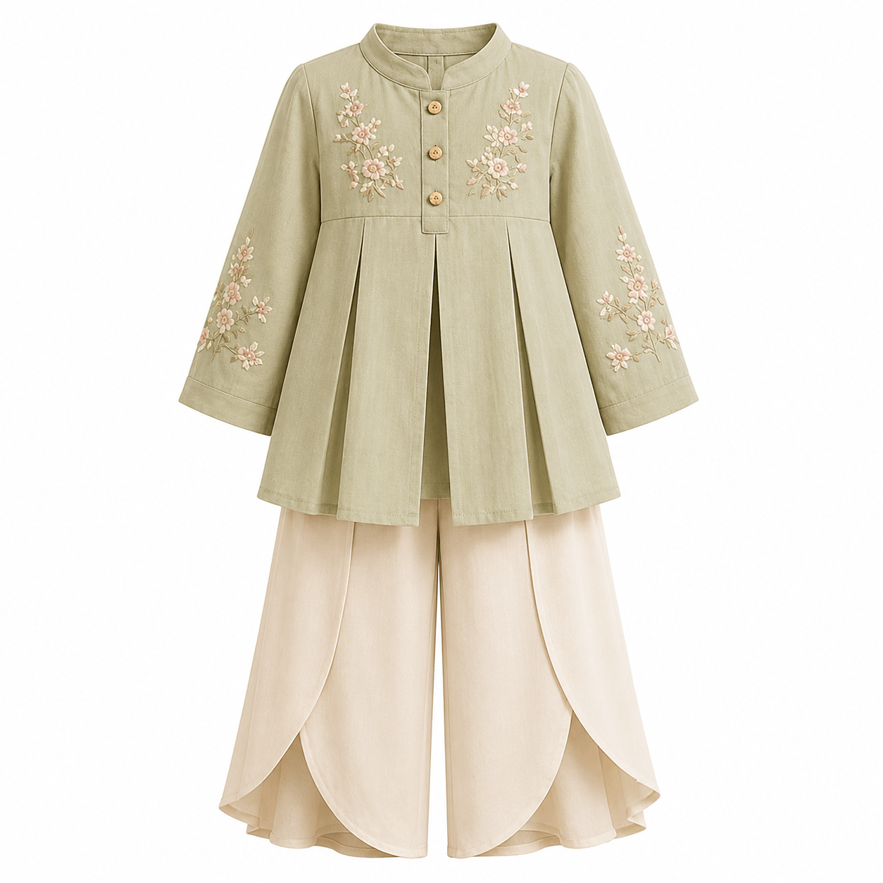 Sage Tunic and Wrap-Pants