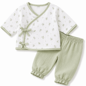 Soft Green Baby Outfit - Buy Newborn Kids Clothes Online - MGOIS