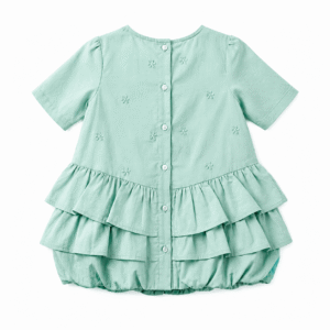 Tiered ruffle New born baby dress