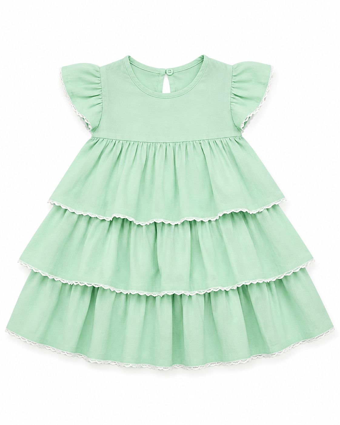 Tiered ruffle baby dress