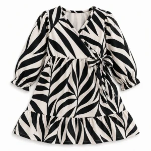 Zebra print baby Frock