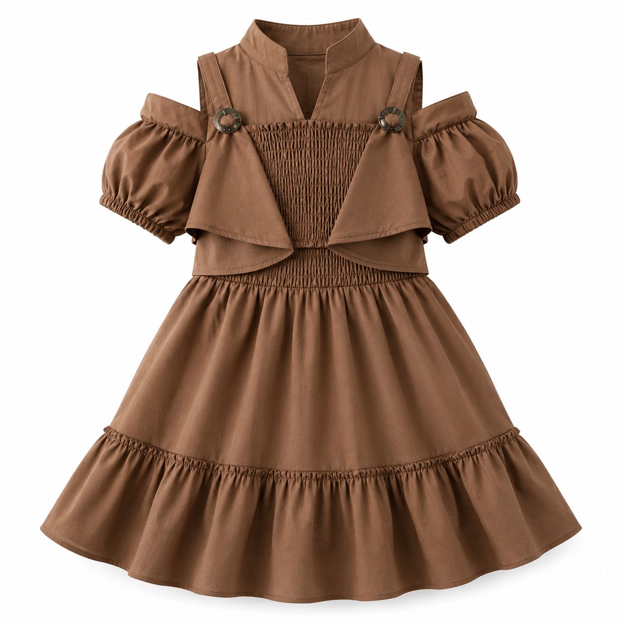Dark Brown Baby Frock