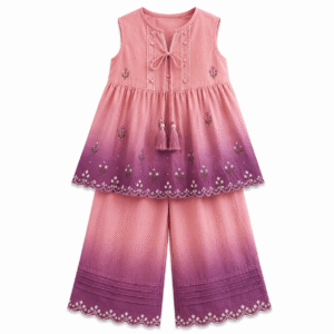 Ombré Floral Tunic and Palazzo