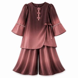 Ombre Satin Girls’ Outfit