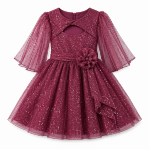 Sparkling Berry Tulle Party Dress