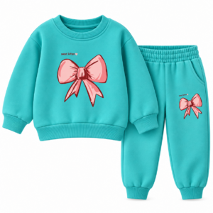 Aqua Sweet Kitten Bow Set