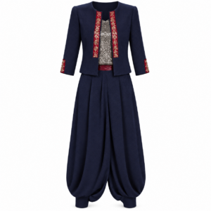 Embellished Jacket & Dhoti Pants Set