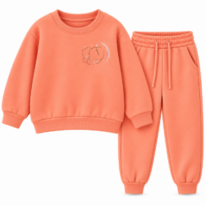 Coral Elephant Dreams Sweatshirt Set