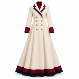 Cream Abaya Dress