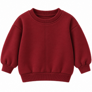 Maroon Kids’ Crewneck Sweatshirt