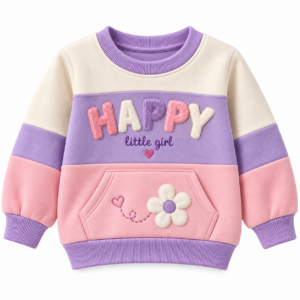 Pastel Happy Little Girl Sweatshirt