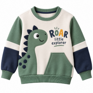 Playful Dinosaur Explorer Kids' Sweatshirt