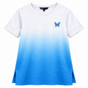 Blue Ombré Butterfly Tee
