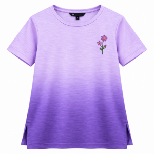 Lavender Floral Ombré Tee