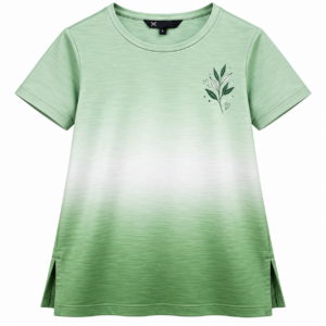 Sage Green Ombré Botanical Tee